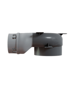 EA-FLEX ceiling/angle plenum box 2x75/123 stainless steel