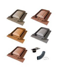 Glidevale G5 Universal Tile Vent Black